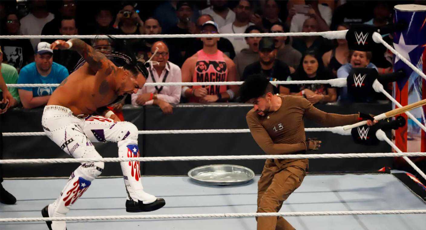 Evento de lucha libre con Bad Bunny es el mayor visto en la historia de WWE