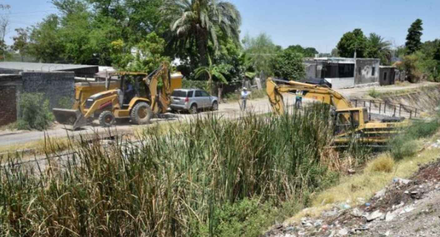 Inicia limpia de canales previo a las lluvias en Hermosillo; van reunidas 70 toneladas de desechos