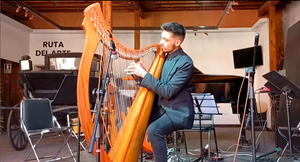 Arpista sonorense, Héctor Partida, dará concierto en Casa Ganfer de Hermosillo