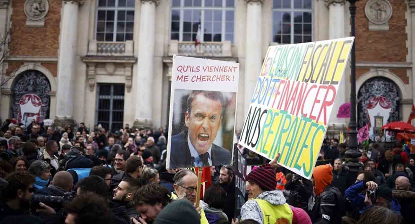 Más de 2 millones de franceses protestan contra reforma a pensiones