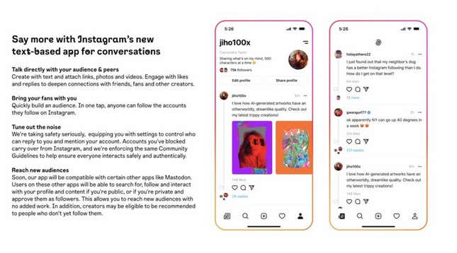 Primeras imágenes filtradas del Twitter de Instagram