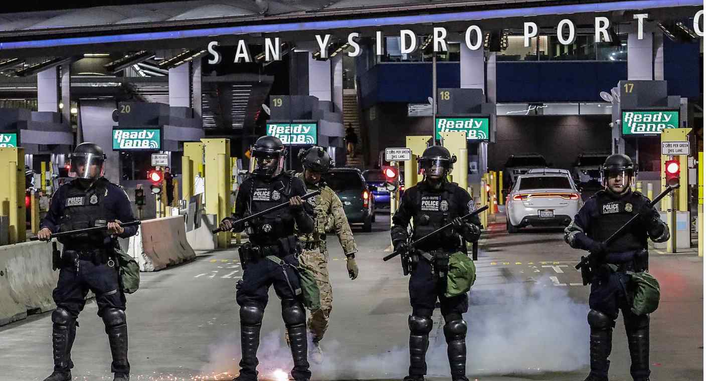Agentes realizan simulacro en frontera México-EEUU previo a fin de Título 42