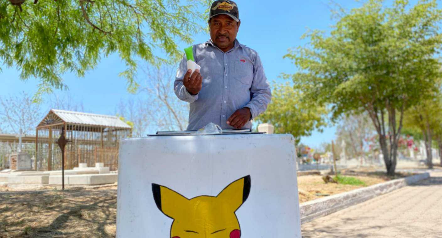 Ramón vende paletas heladas desde hace 28 años en Hermosillo; salió adelante tras perder su empleo y superar el alcoholismo