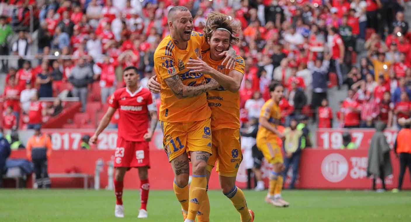 Tigres vence a Toluca y pasa a Semifinales del Clausura 2023 con gol de Sebastián Córdova