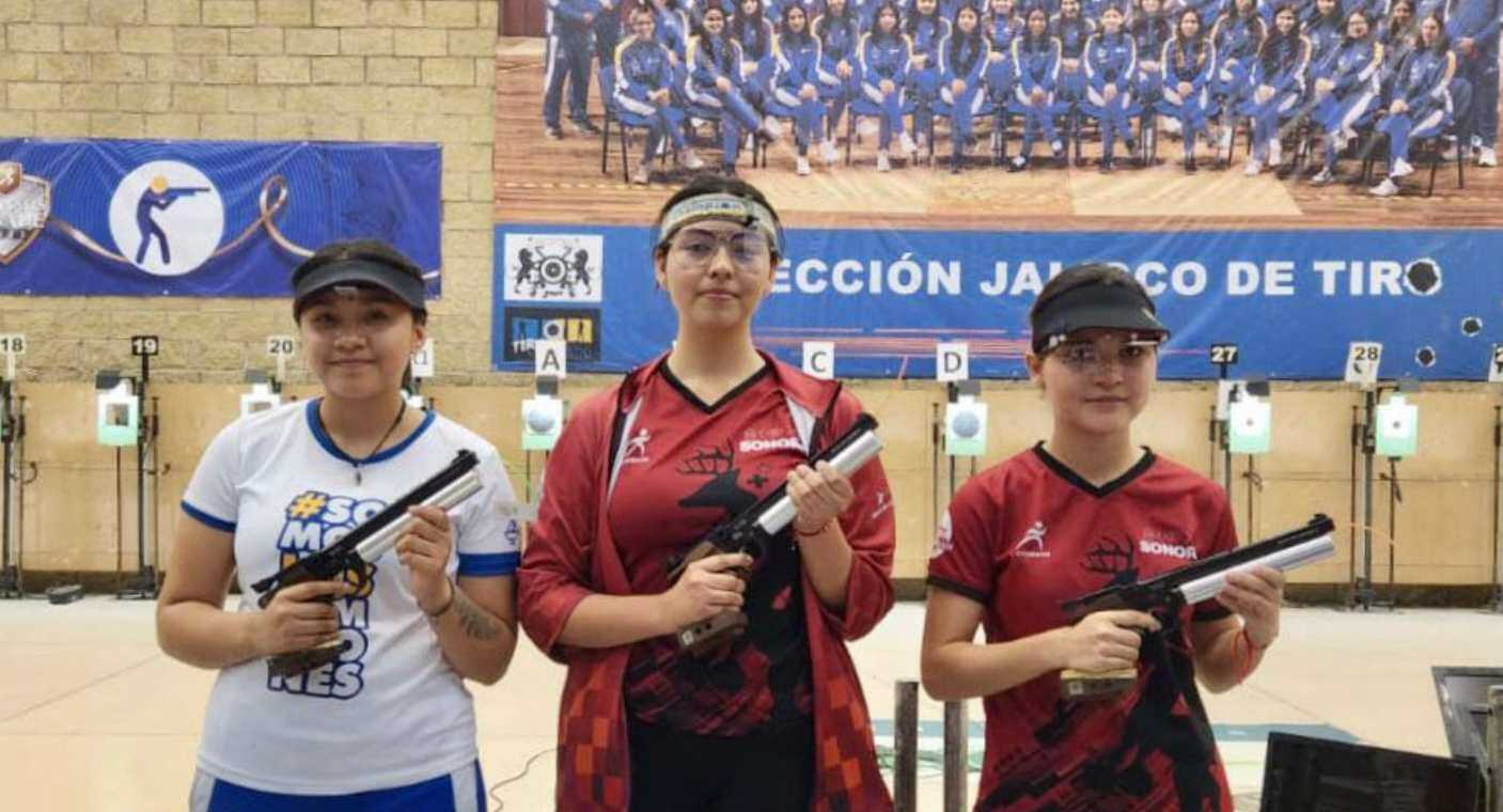 Mar Valdez, estudiante de Cobach Sonora, obtiene primer lugar en tiro deportivo en juegos Conade, en Jalisco