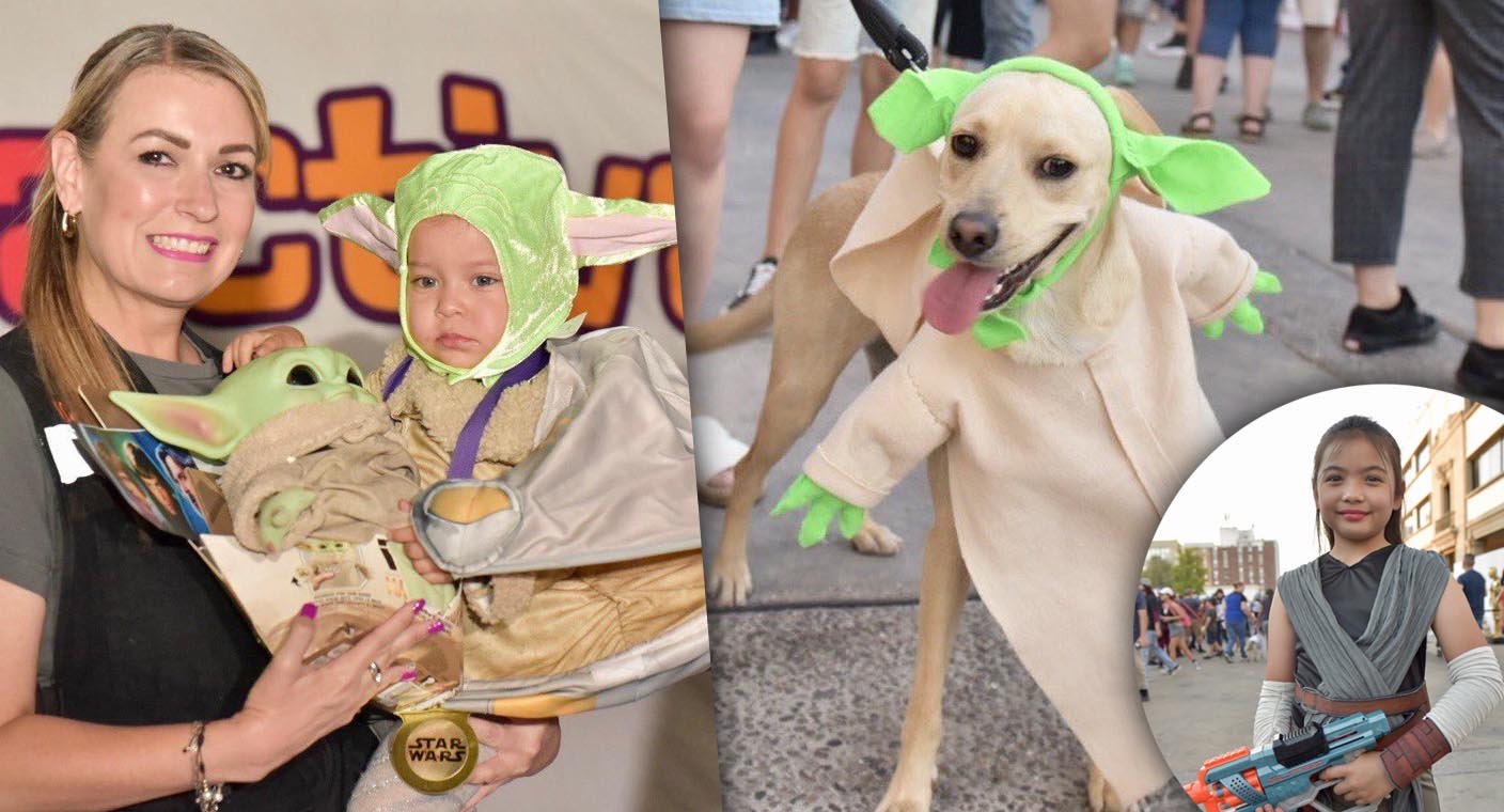 Con cosplays familias y mascotas celebran su pasión por ‘Star Wars’ en Hermosillo