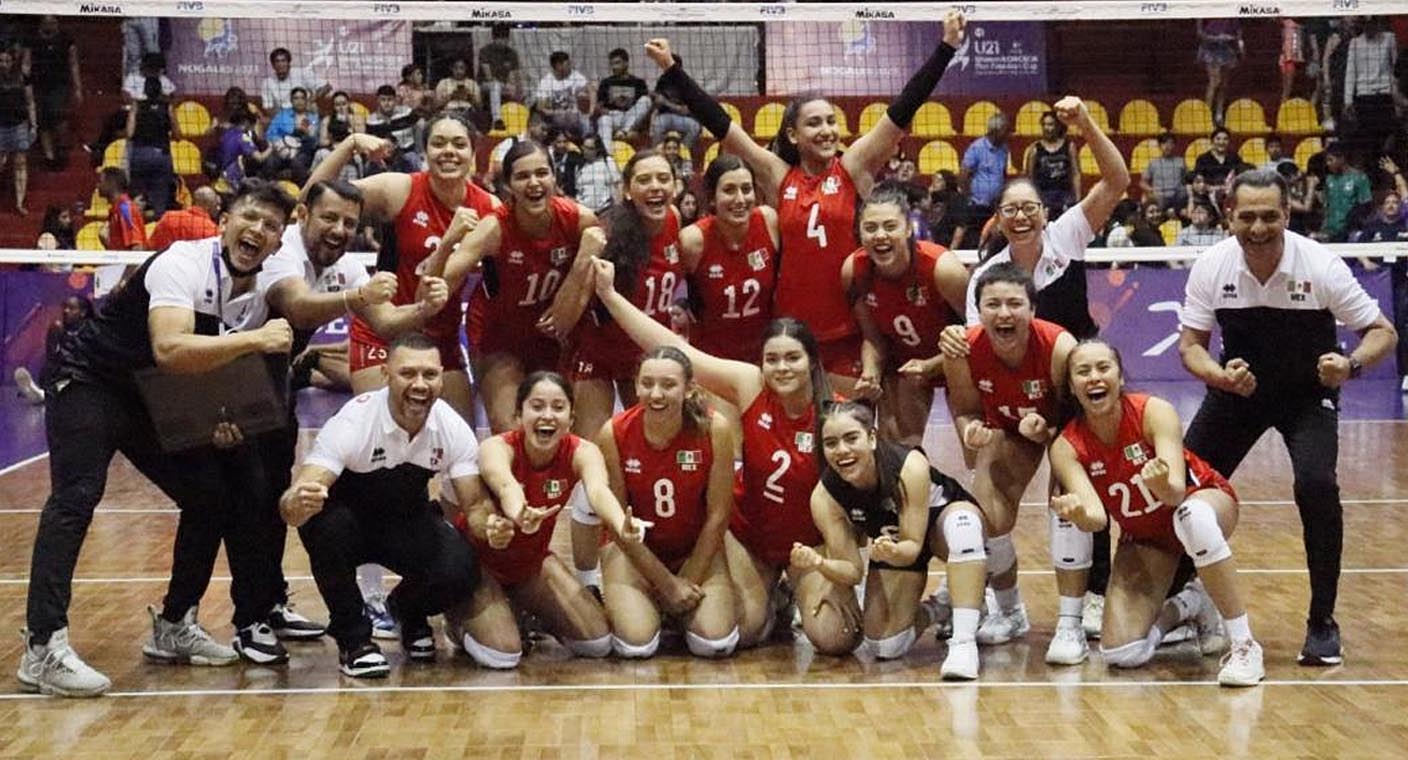 México vence a Cuba y se mantiene invicto en Panamericano de Volibol Sub 21 Femenil