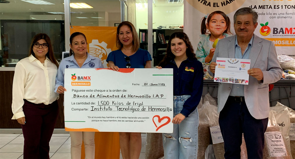 Recibe Banco de Alimentos tonelada y media de frijol del ITH en campaña ‘1, 2, 3 contra el hambre’