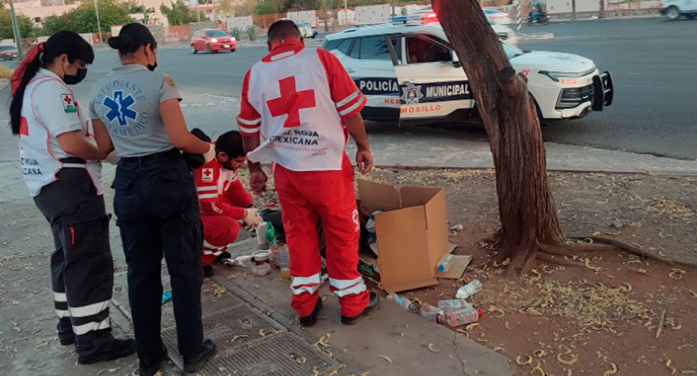 Hombre en situación de calle muere tras negarse a recibir atención en Hospital General de Hermosillo, había sido llevado por Cruz Roja