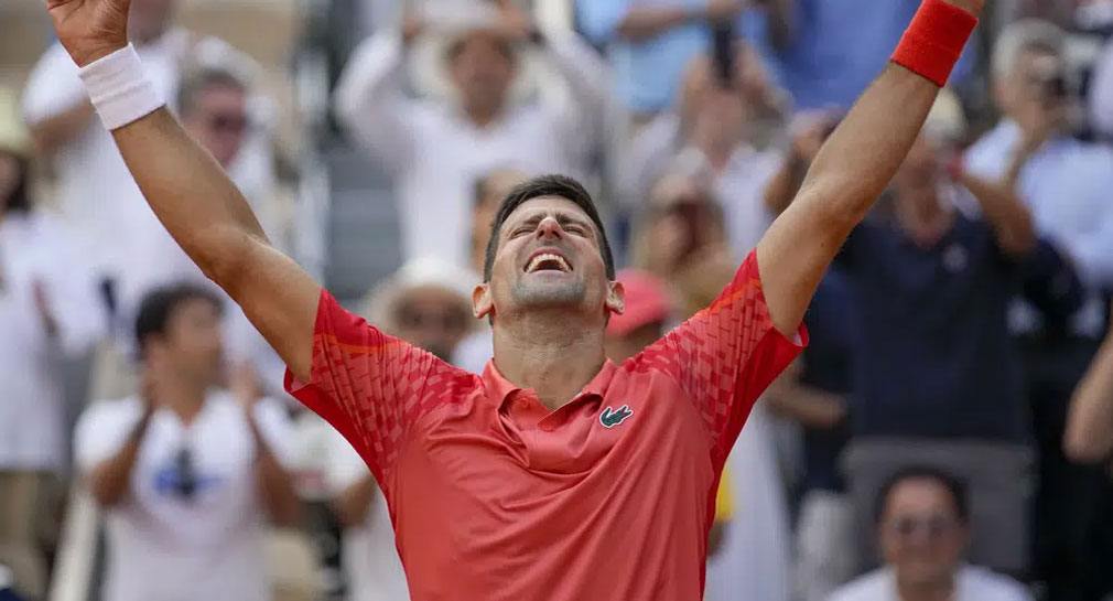 Novak Djokovic se convierte en el máximo ganador de Grand Slams tras ganar Roland Garros por tercera vez