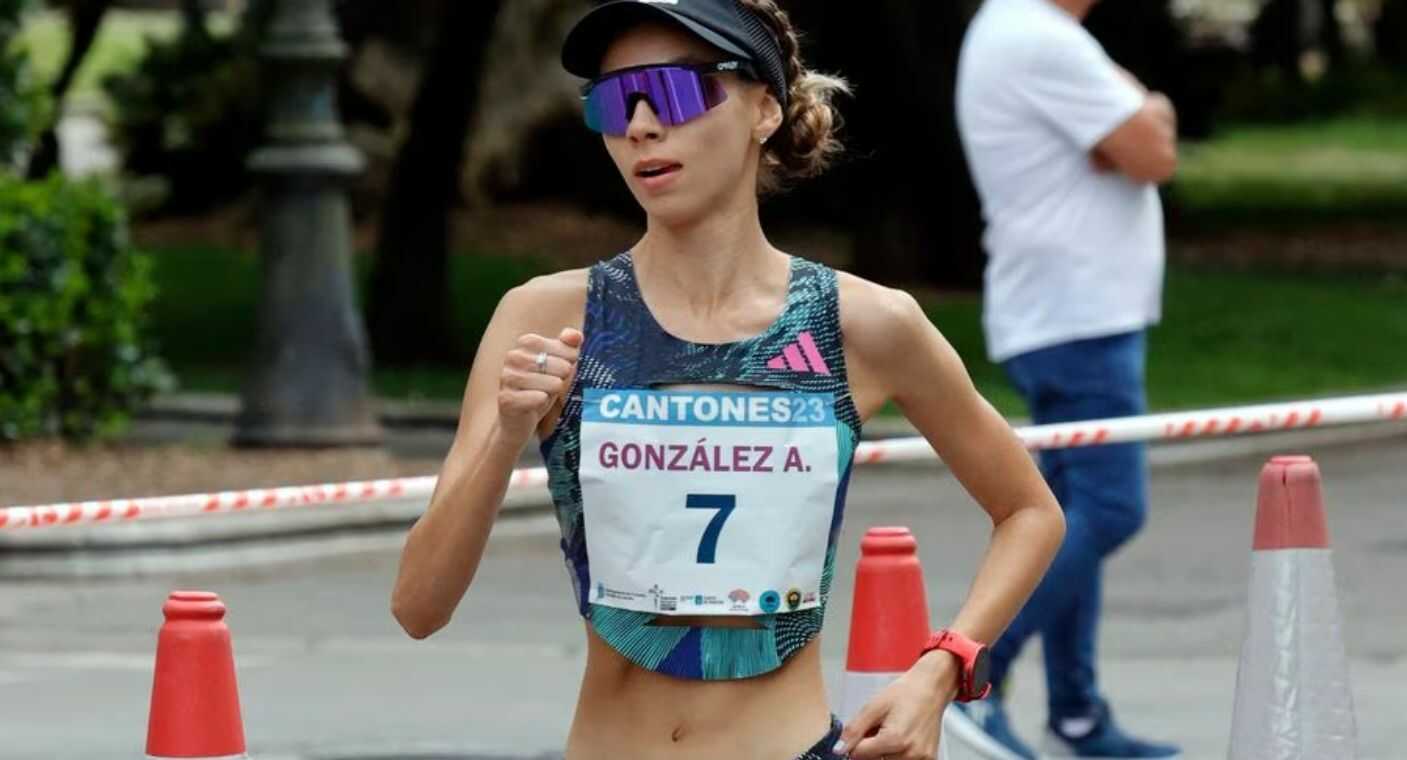 La mexicana Alegna González gana el bronce en el Gran Premio de marcha de Cantones