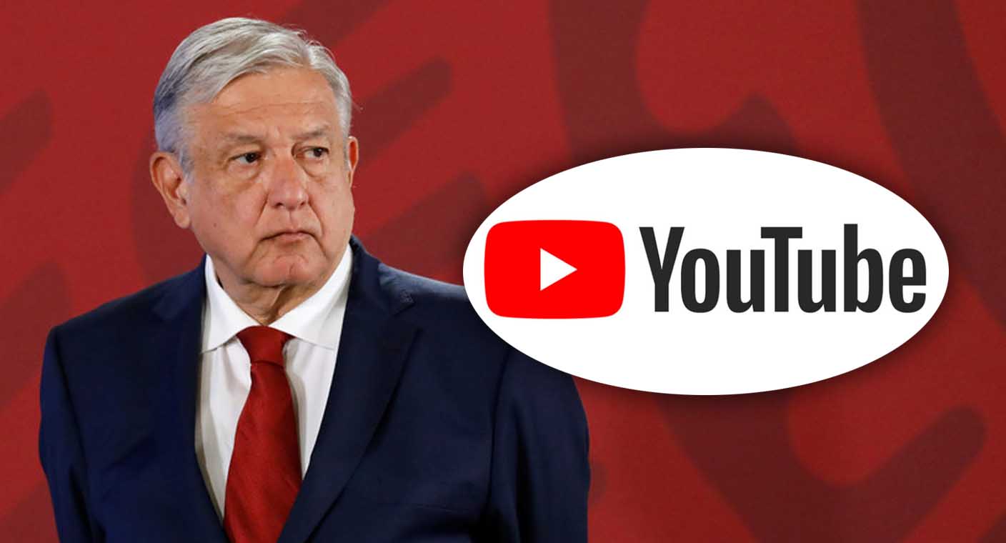 Fue ‘error’, responde YouTube a gobierno de México sobre suspensión de mañaneras de AMLO