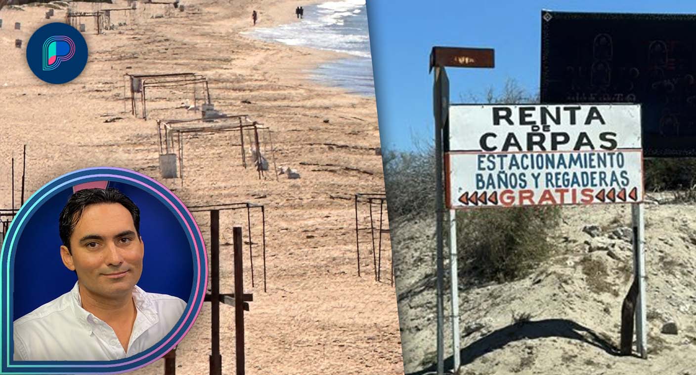 Llaman a regular negocios de carpas en Bahía de Kino; piden detener invasión de playas