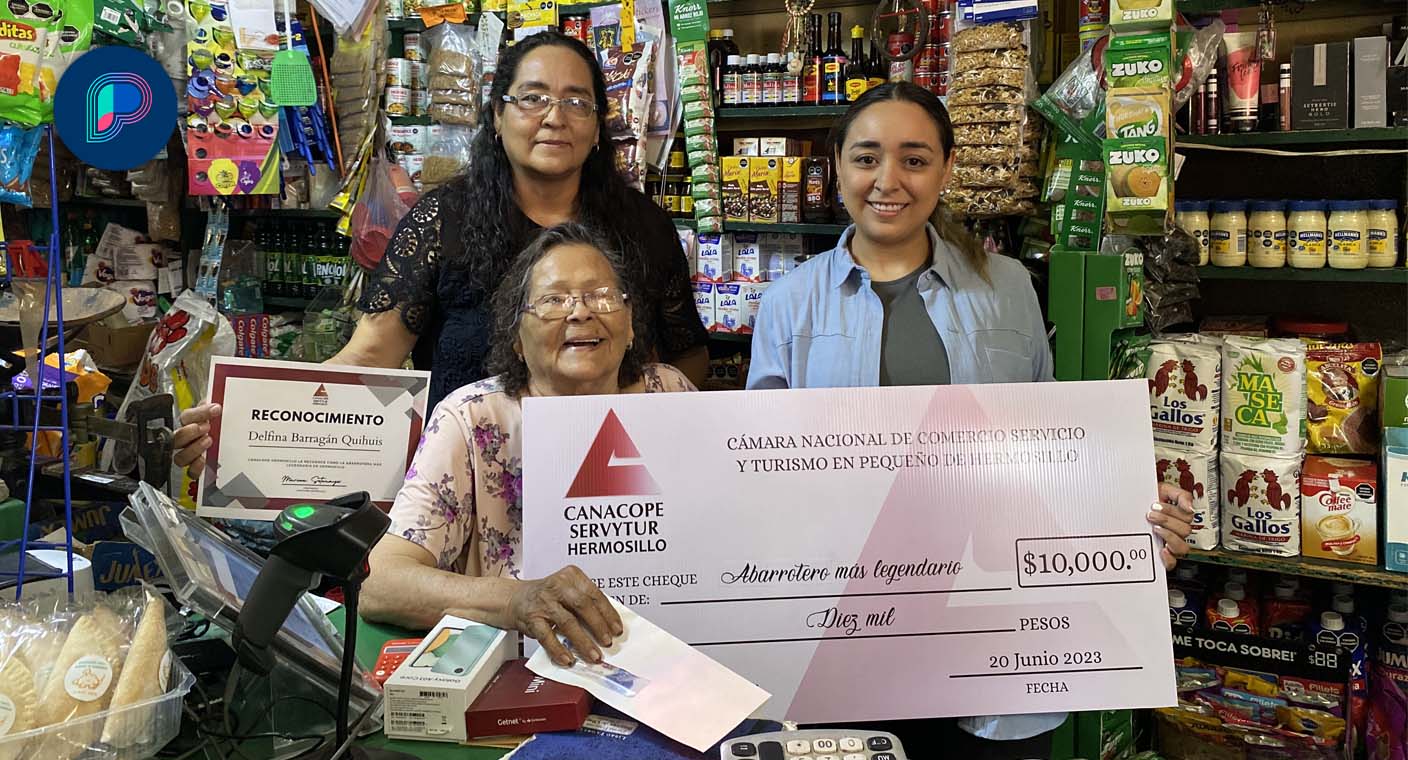 A Delfina Barragán, dueña del super ‘Chiquita’ hace 68 años en Villa de Seris, la reconocen como abarrotera legendaria de Hermosillo