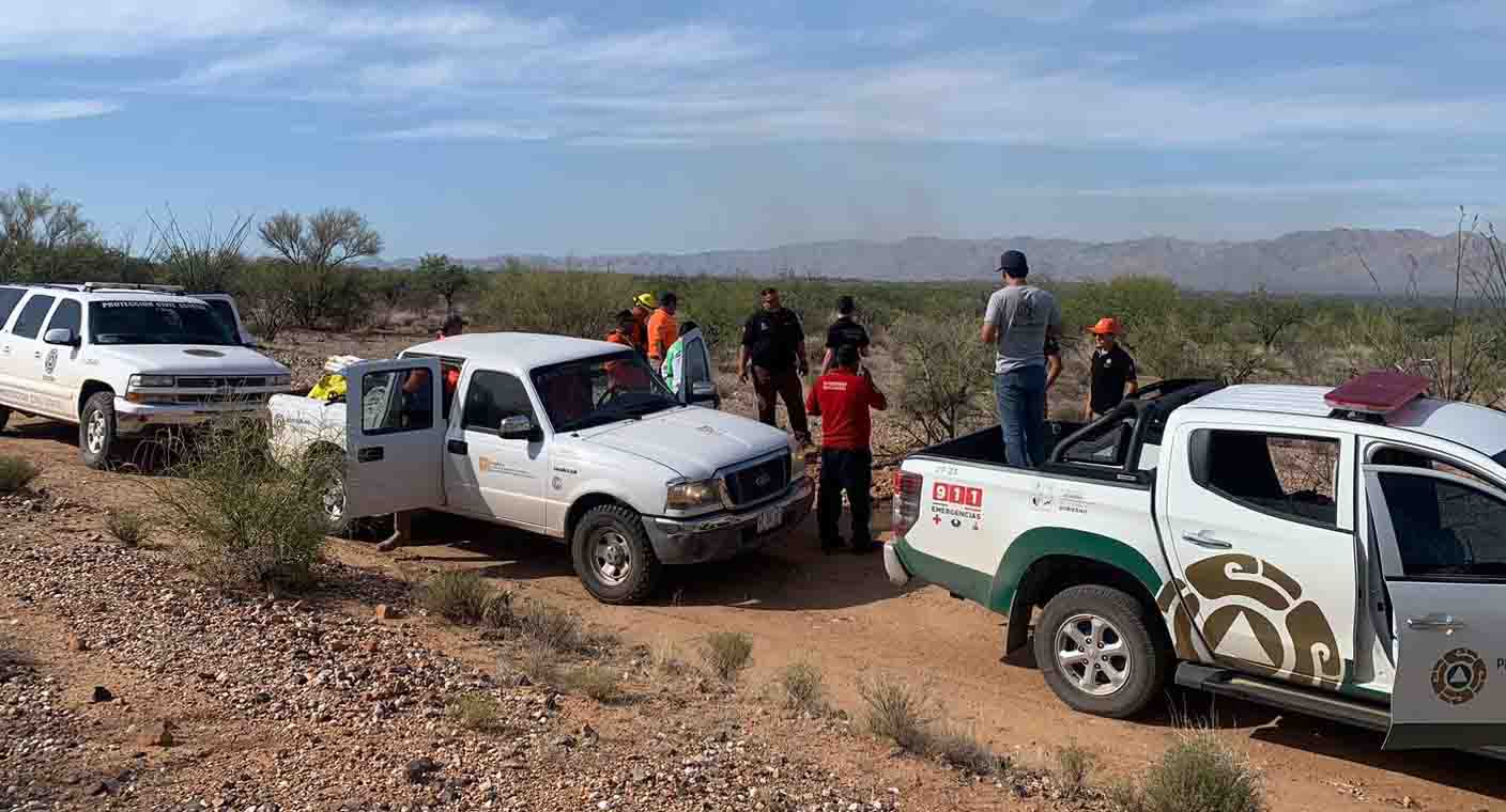 Invitan a colecta en Hermosillo a beneficio de brigadistas que combaten incendios forestales en la sierra entre Imuris y Magdalena