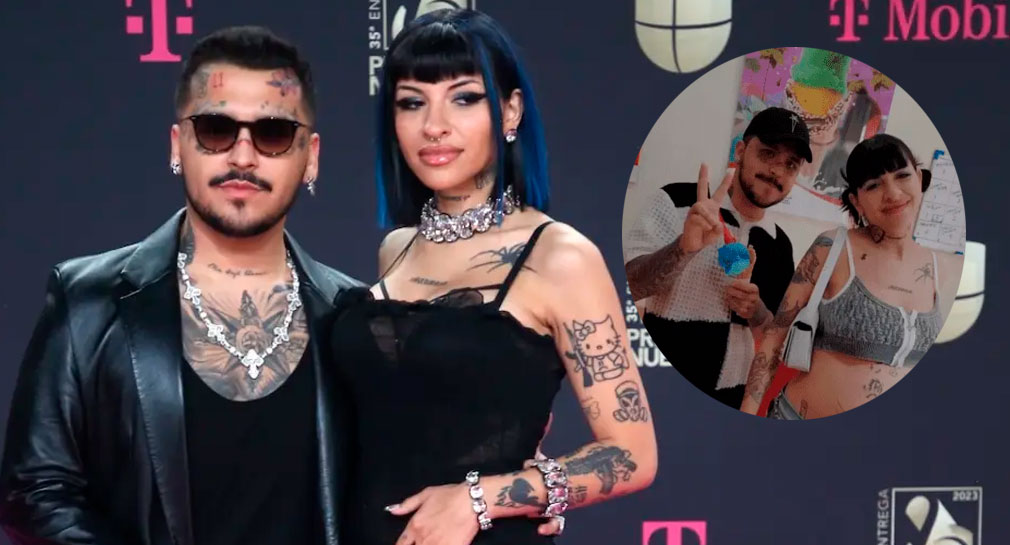 Christian Nodal y Cazzu fueron encontrados en nevería de Hermosillo (FOTO)