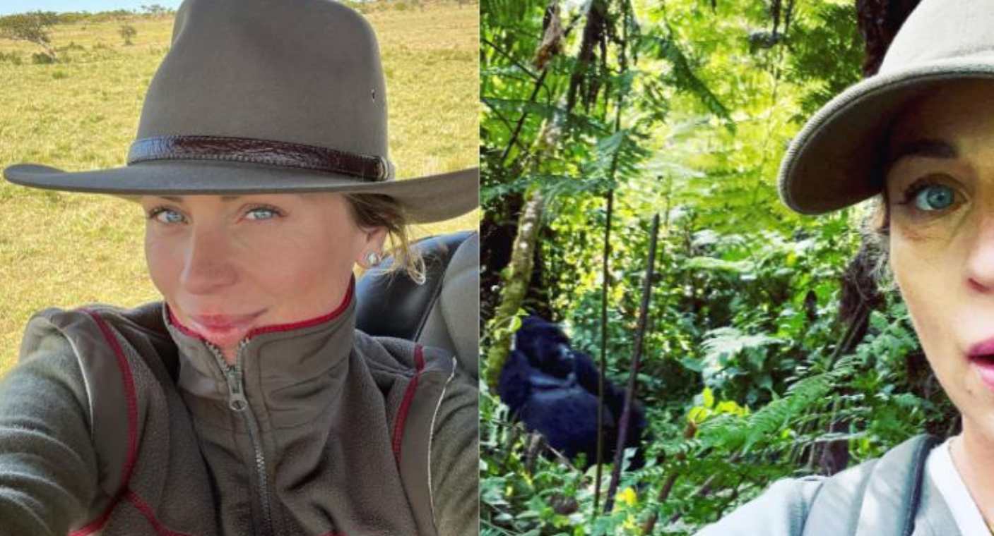 Critican Ludwika Paleta por “molestar” gorilas en África