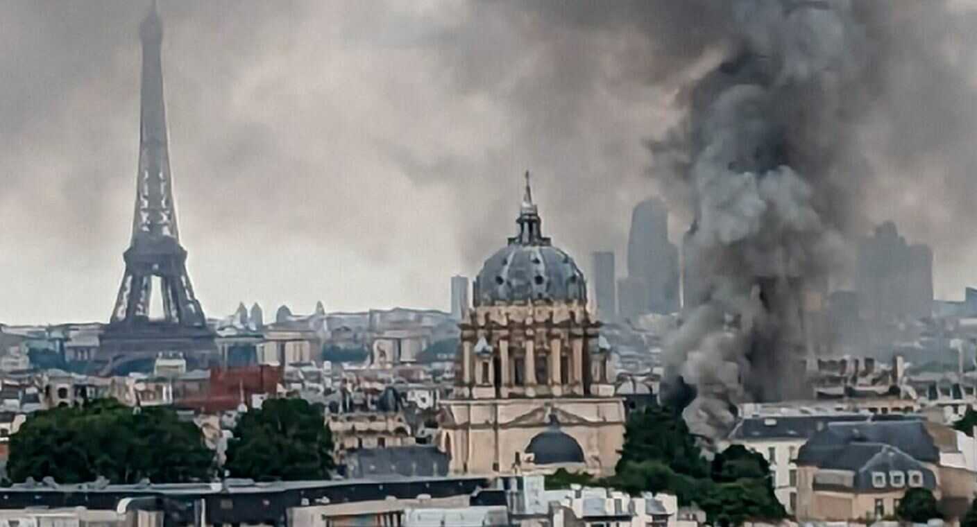 Explosión de gas provoca un incendio en centro de París