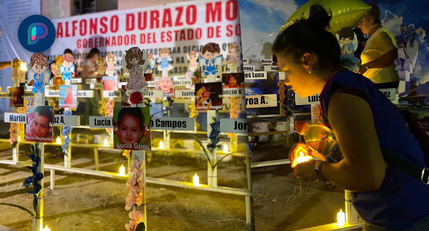 ‘Estamos aferrados en seguir esta lucha’: Familiares y vecinos se reúnen en vigilia por 14 aniversario de tragedia en Guardería ABC de Hermosillo