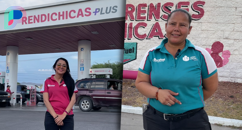 Griselda, una Rendichica que terminó la prepa y hoy estudia Administración; apoyan su desarrollo profesional en primera gasolinera que contrató mujeres