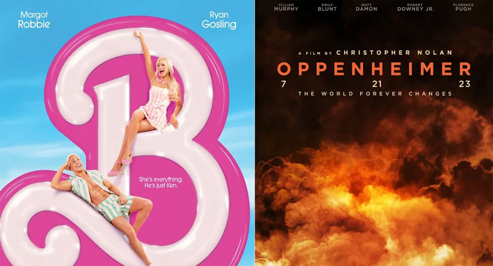 Dominan ‘Barbie’ y ‘Oppenheimer’ la taquilla del fin de semana con récords