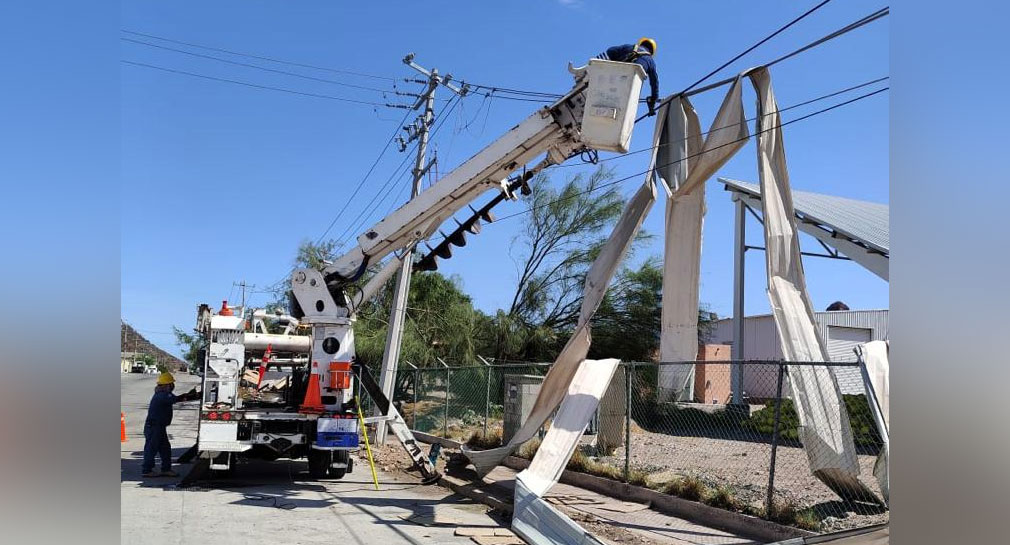 Suspenderán servicio de electricidad en campos agrícolas de la Costa de Hermosillo este 21 de febrero