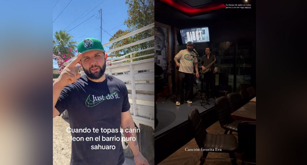 De El Sahuaro a restaurante elegante, Carin León va y viene por Hermosillo, canta y comparte con fans