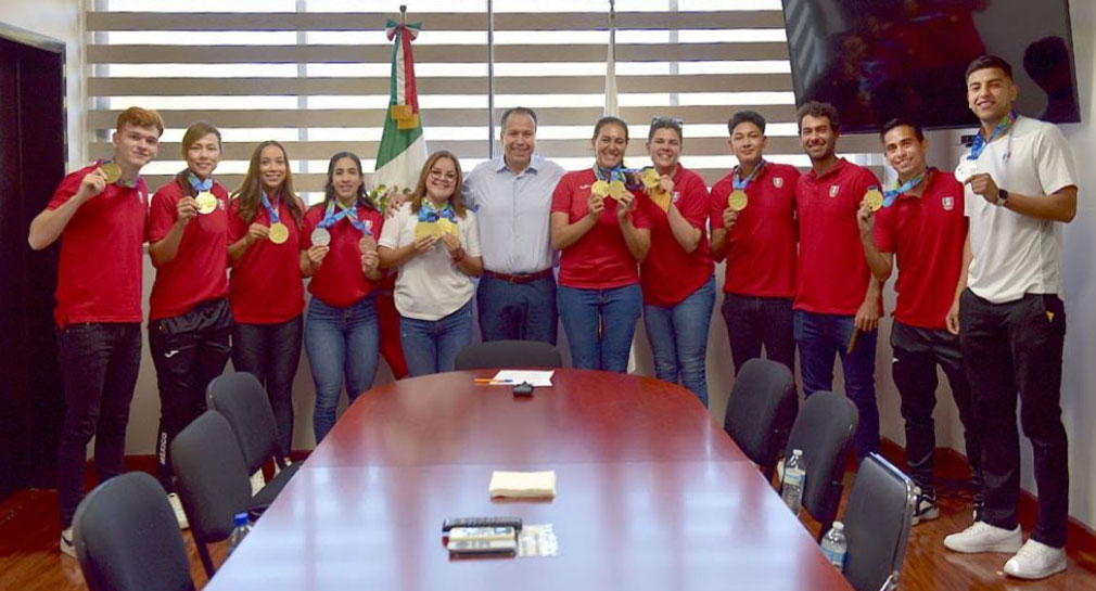 Reconocen a hermosillenses medallistas en los Juegos Centroamericanos y del Caribe 2023