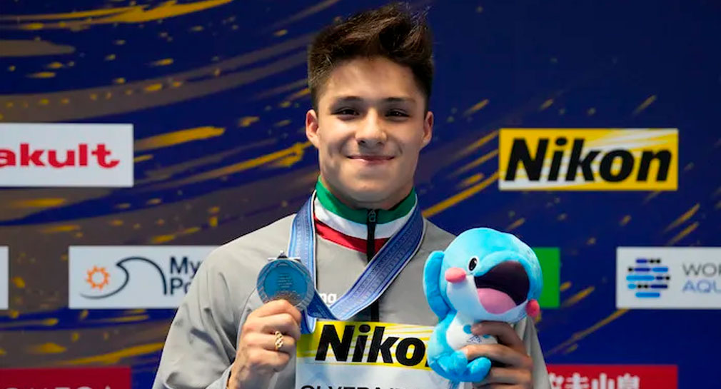 Logra Osmar Olvera segunda medalla de plata en Clavados del Mundial de Natación 2023