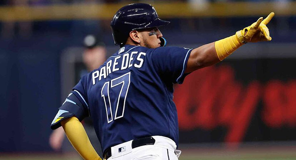 Isaac Paredes pega imparable que empata juego en victoria de Rays sobre Angels
