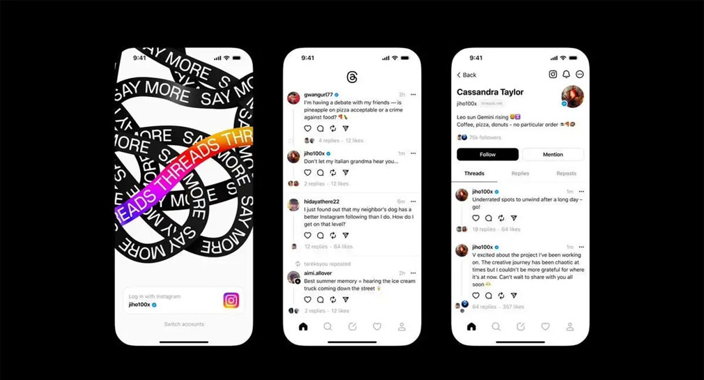Threads se actualiza y agrega el timeline en orden cronológico