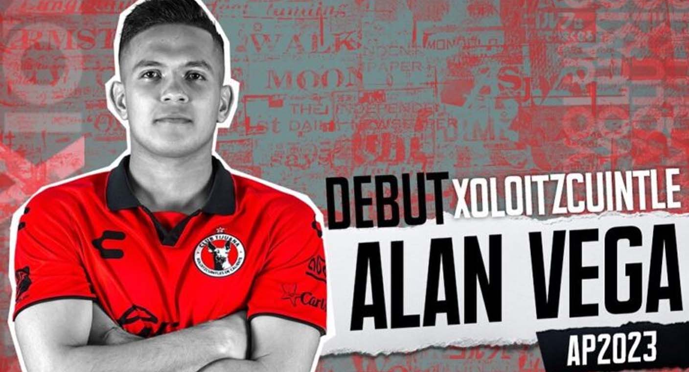 Debuta futbolista sonorense Alán Vega con Xolos de Tijuana en Torneo Apertura 2023 de Liga MX