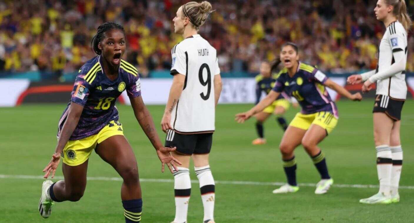 Colombia vence 2-1 a Alemania en partido del mundial de futbol femenino