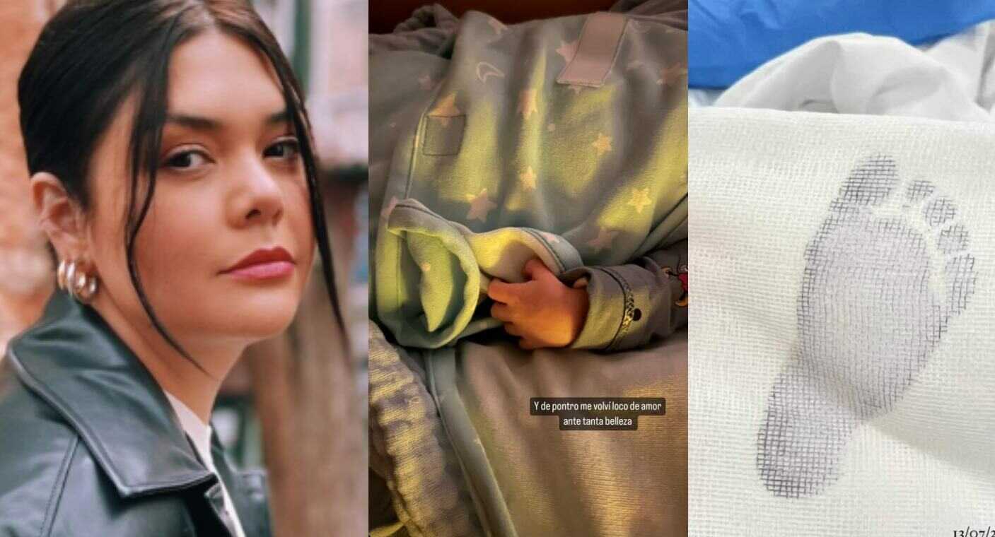 Yuridia anuncia nacimiento de su hijo Benicio con foto de su piecito