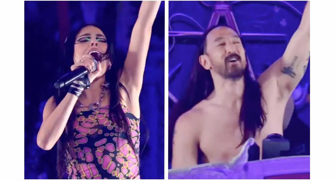 Danna Paola estrena en Tomorrowland ‘Paranoia’ en colaboración con Steve Aoki