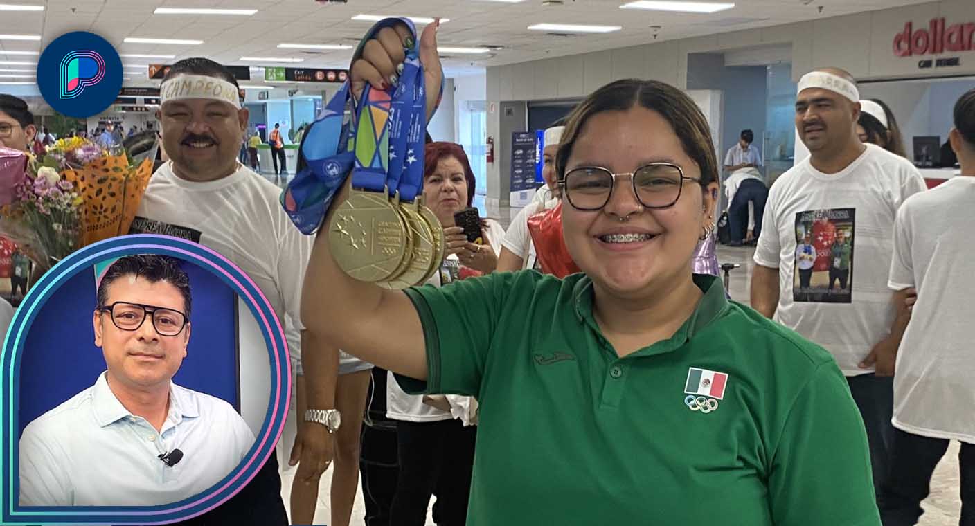 Andrea Ibarra se convierte en máxima ganadora de Sonora de medallas de oro en Juegos Centroamericanos: Manuel Lizárraga en Puente Sports
