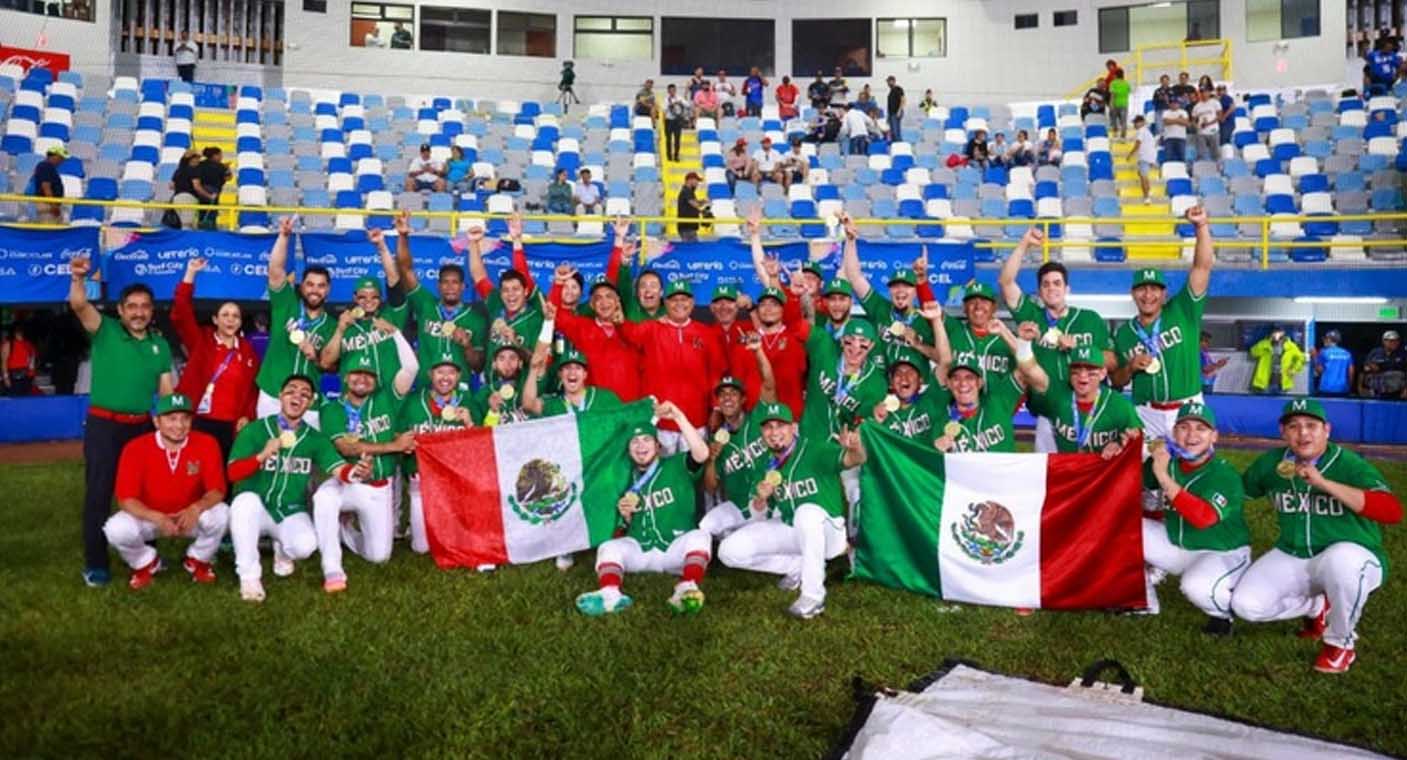 Sin tener que jugar México gana primer oro en beisbol en Juegos Centroamericanos 2023