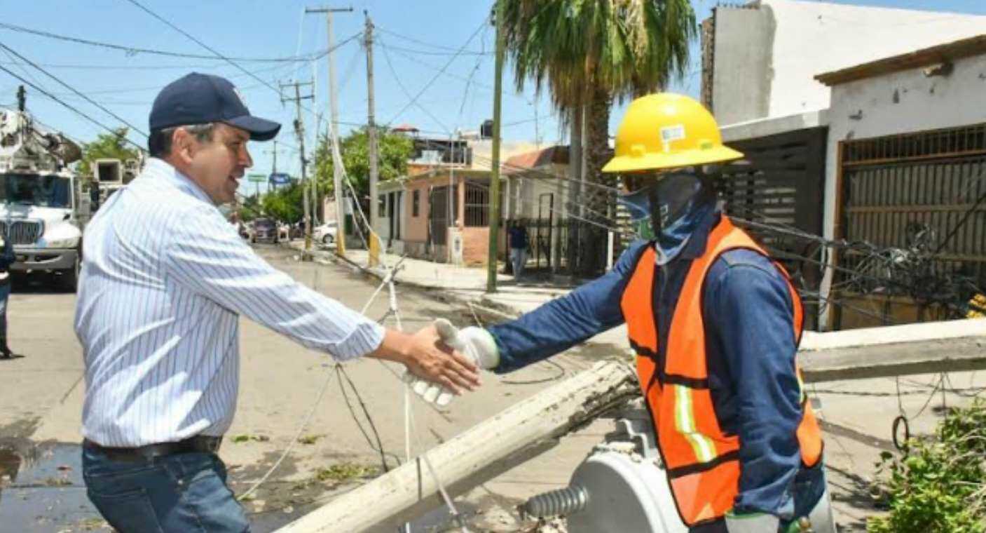 Supervisa Toño Astiazarán acciones para reparar daños provocados por la lluvia en Hermosillo