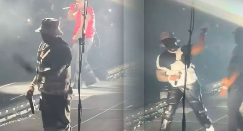 Rapero 50 Cent avienta micrófono a fan y la golpea en la cabeza