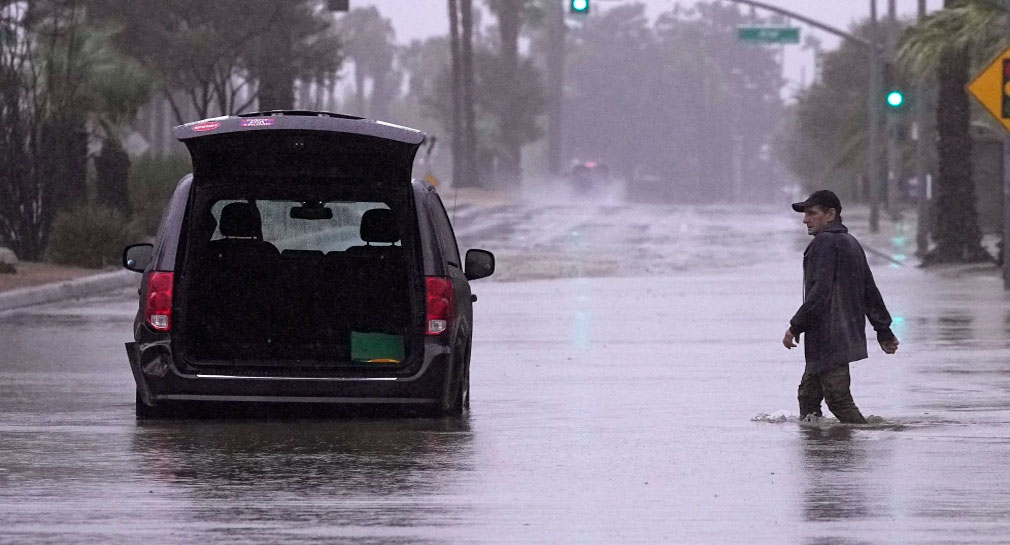Sur de California espera más lluvias e inundaciones por tormenta tropical ‘Hilary’
