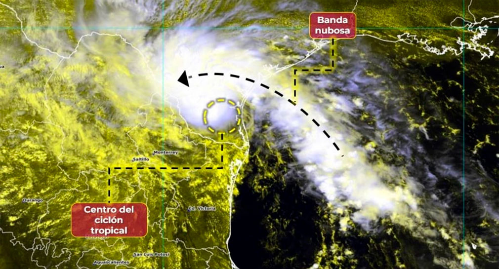 Tormenta tropical ‘Harold’ tocará tierra en Texas, con lluvias que impactarán también en México