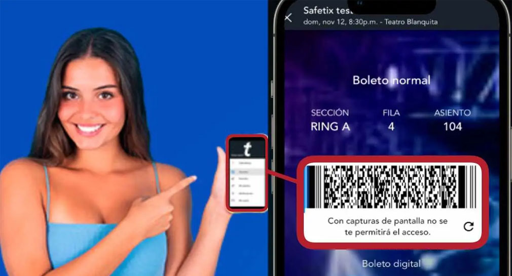 Ticketmaster lanza ‘SafeTix’, boleto digital que busca prevenir fraudes