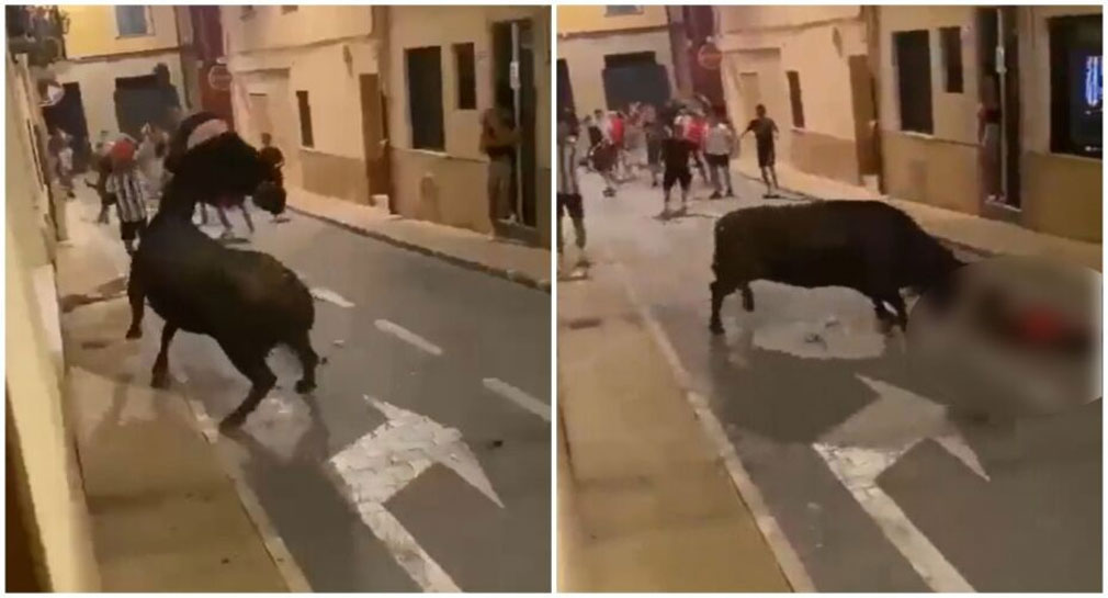 Toro embiste a joven de 19 años durante encierro en Alicante (VIDEO)