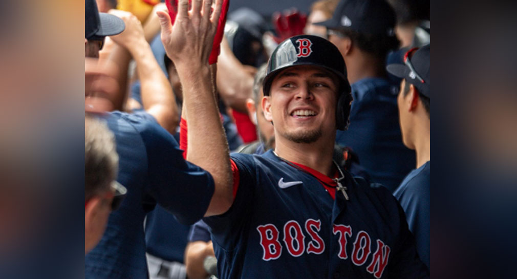 Luis Urías pega su segundo grand slam de la semana y Medias Rojas se lleva la serie frente a Yanquis
