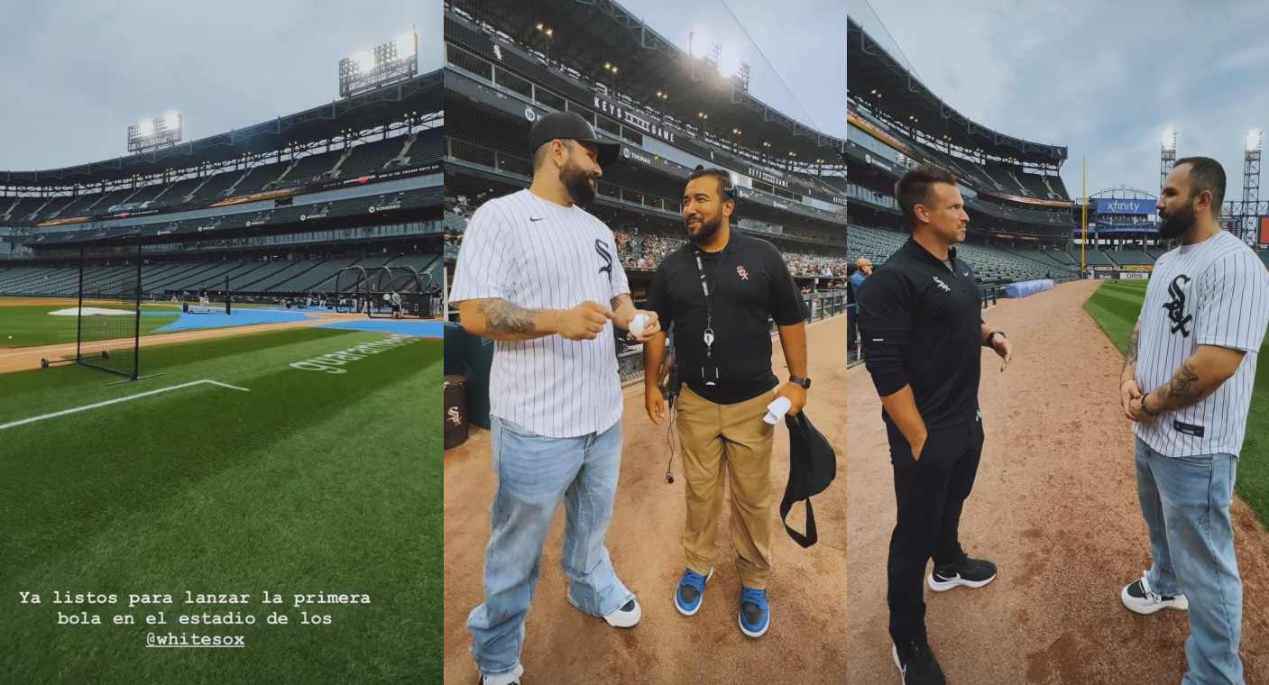 Carin León es el invitado especial a tirar la primera bola en juego entre Yankees y White Sox, en Chicago (VIDEO)