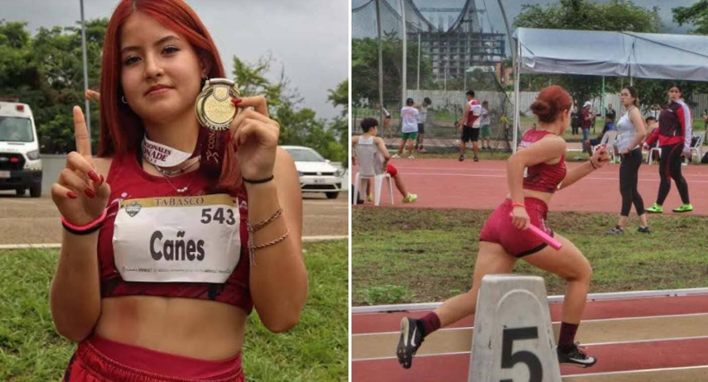 Gana la estudiante de Cobach Sonora, Daniela Cáñez, medalla de oro en atletismo en Juegos Nacionales Conade