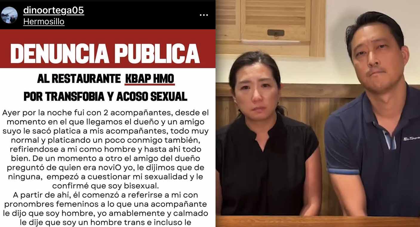 Denuncia Dino acoso sexual en restaurante asiático en Hermosillo; comercio lo reconoce y asegura que responsable no es empleado del lugar