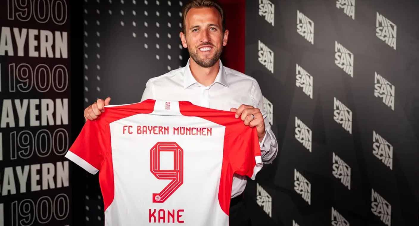 Harry Kane firma con el Bayern Munich hasta 2027