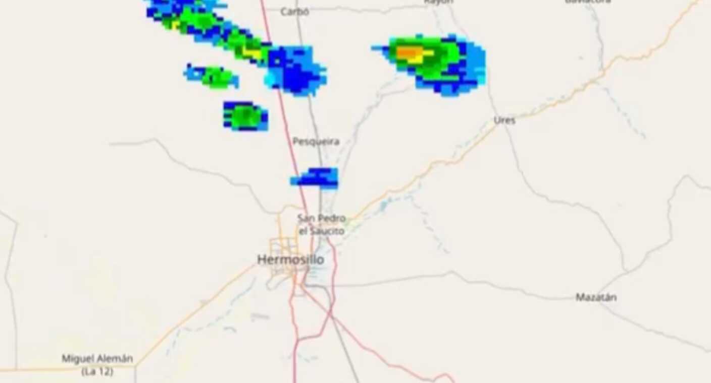 Pronostican lluvias por tormenta Harold y nueva ola de calor por varios días en Hermosillo