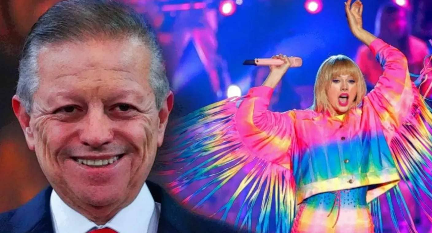 Regalan boletos a ministro Zaldívar para el concierto de Taylor Swift (VIDEO)